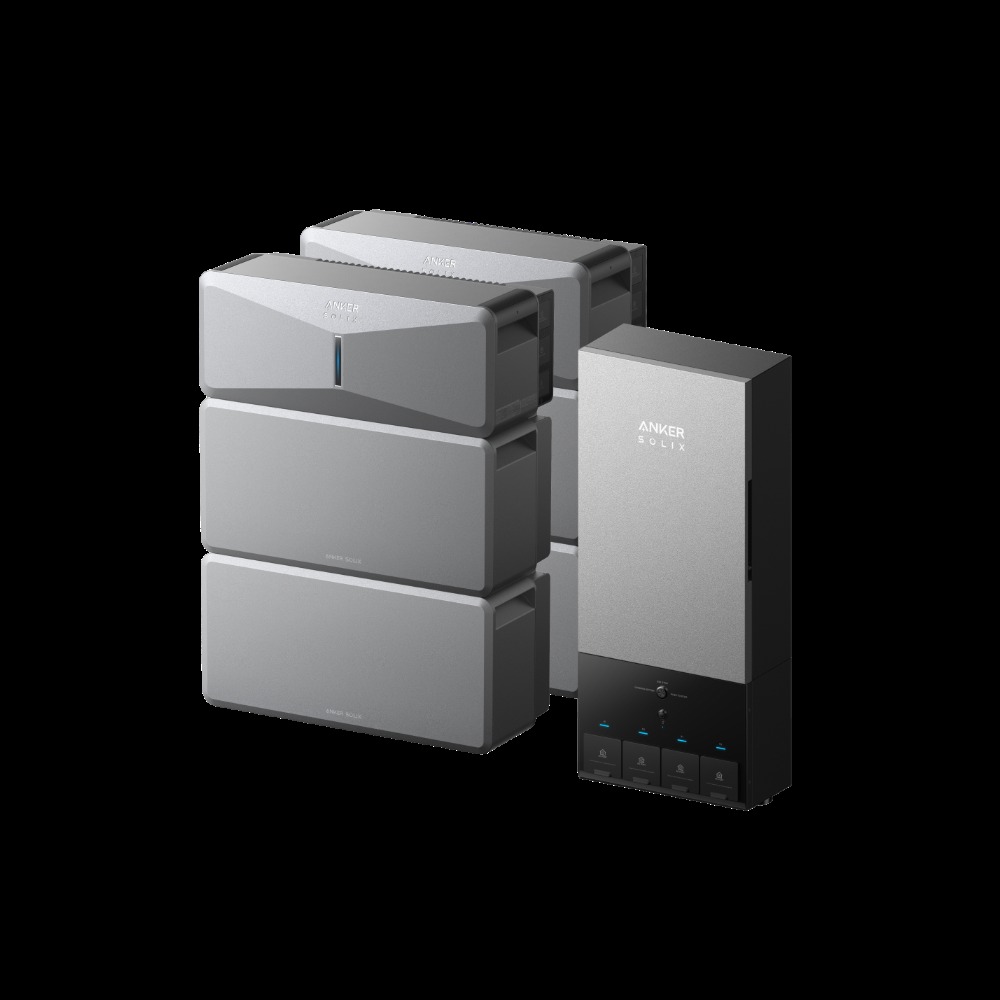 2 full stacks: 2× Power Modules + 10× B6000 batteries (~61.44 kWh)